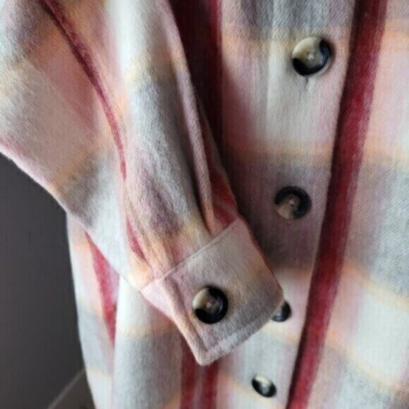 Kismet Long Button Down Shacket/ Coatigan NWT Sz Large - Picture 10 of 16